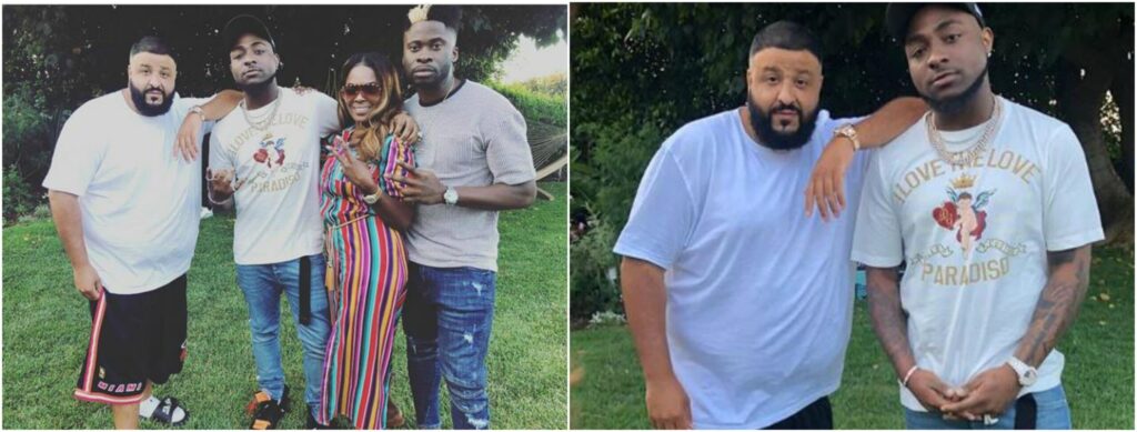 DJ Khaled Hosts Davido In His Home