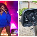 Waje Car's Side Mirror Gets Stolen In Lagos