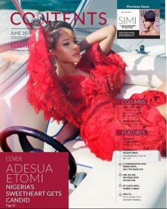 Adesua Etomi Wellington Graces The Cover Of Genevieve Magazine