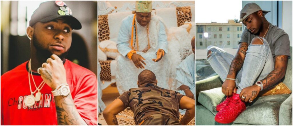 Davido Pays Ooni of Ife A Courtesy Visit