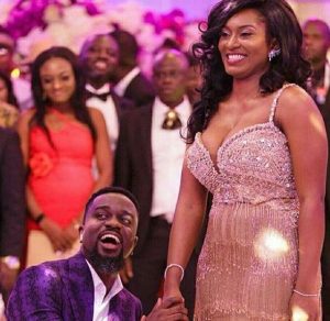 See Photos From Sarkodie's White Wedding To Longtime Girlfriend, Tracy