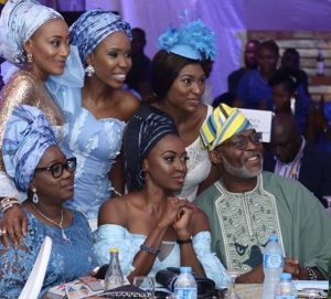 Celebrities Storm Wedding of Olu Jacobs And Joke Silva's Son