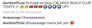 Davido And Tiwa Savage Seem To Have Reunited After Unfollowing Each Other