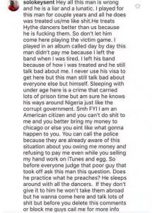 Femi Kuti Reacts To Child Sex Allegation By Former Band Member