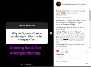 "Failure and Poverty" - Funke Akindele talks about her greatest fear in life