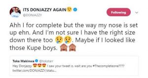 See how Toke Makinwa shoots her shot at Don Jazzy