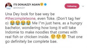 See how Toke Makinwa shoots her shot at Don Jazzy