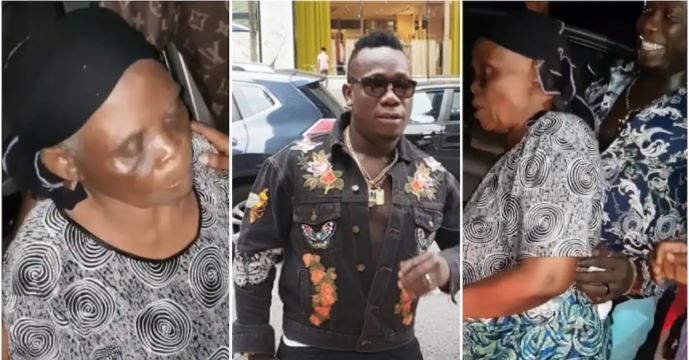 Singer Duncan Mighty surprises elderly widow with a brand new Toyota Camry (videos)