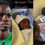 Super Eagles defender Omeruo and his wife welcome baby girl