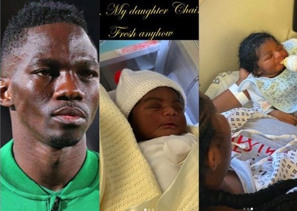 Super Eagles defender Omeruo and his wife welcome baby girl