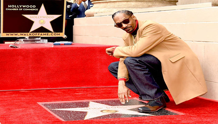 Snoop Dogg gets a star on Hollywood Walk of Fame