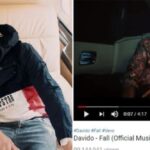 Davido brags as his Fall video hit 99m views on YouTube