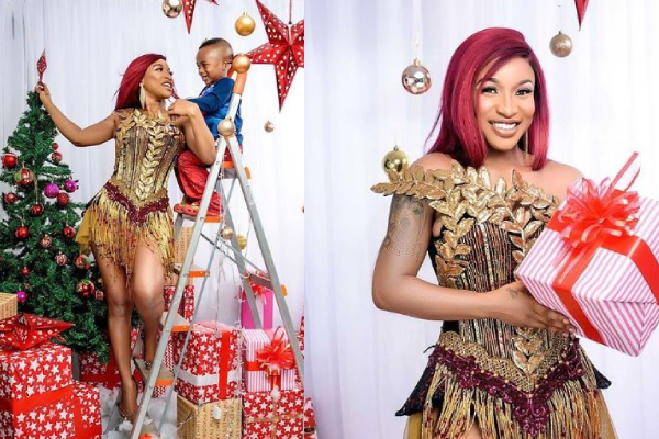Tonto Dikeh celebrates Christmas with her son, shares lovely photos