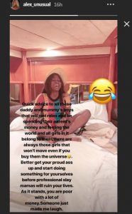 Alex slams Daddy and Mummy boys