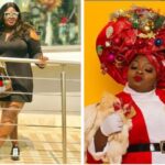 “Gele Santa” – Eniola Badmus Poses With Chickens To Celebrate Xmas