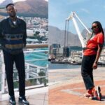 Simi & Adekunle Gold share photo from their honeymoon in South Africa