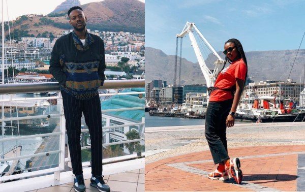 Simi & Adekunle Gold share photo from their honeymoon in South Africa