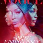 Naomi Campbell Covers The March Issue of British Vogue