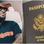 Davido flaunts new American passport (photo)