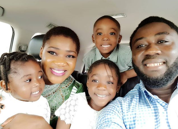 Mercy Johnson Flaunt Her Children's Swimming Skill On Instagram