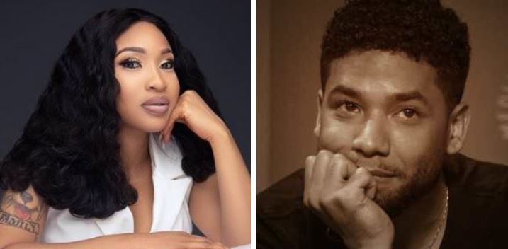 Tonto Dikeh shows support for Jussie Smollett following homophobic attack