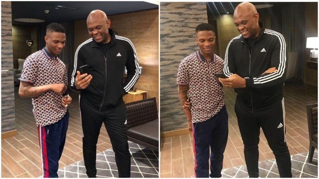 Wizkid meets with Nigerian billionaire Tony Elumelu