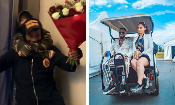 D'Banj Flew Out To Give His Wife Lineo A Surprise Valentine's Gift