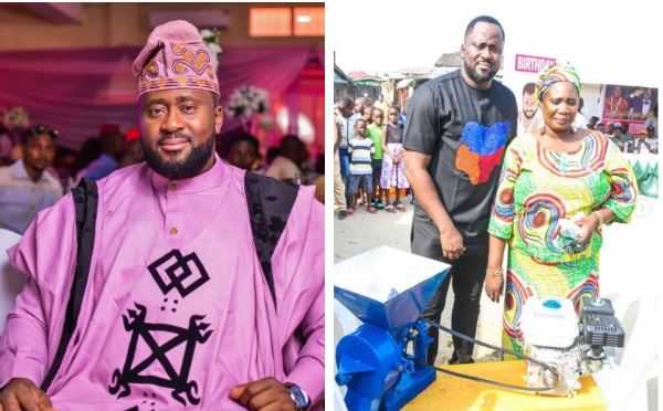 Desmond Elliot gives back to the society as he celebrates 45th birthday (Photos)