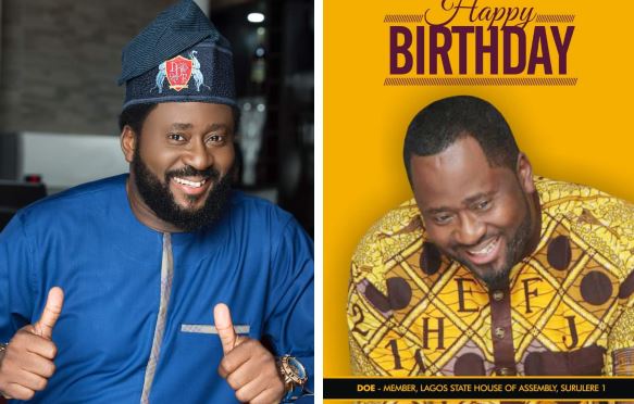 'I Am Blessed'- Desmond Elliot declares as he celebrates 45th birthday (Photos)