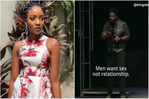 Simi tackles Pastor Kingsley Okonkwo over his sermon about intimacy