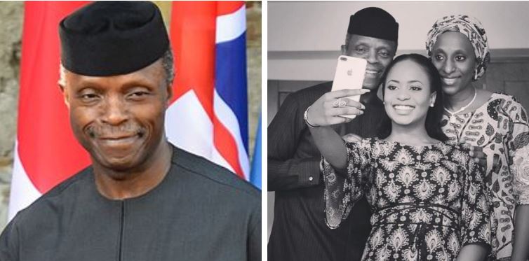 Vice President Osinbajo’s Wife And Daughter Celebrates Him On His 62nd Birthday