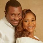 Lovely throwback photos of Ali Baba and wife as they celebrate wedding anniversary