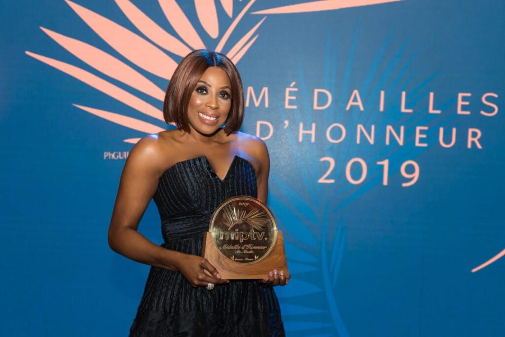 Nigerian media mogul Mo Abudu receives 2019 Médailles d’Honneur at Cannes