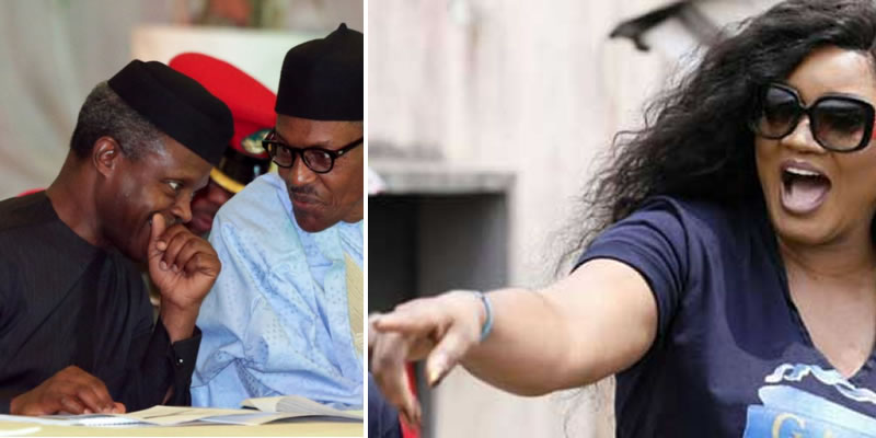 Nigeria Is Hell Under Your Watch, Omotola Tells Buhari, Osinbajo