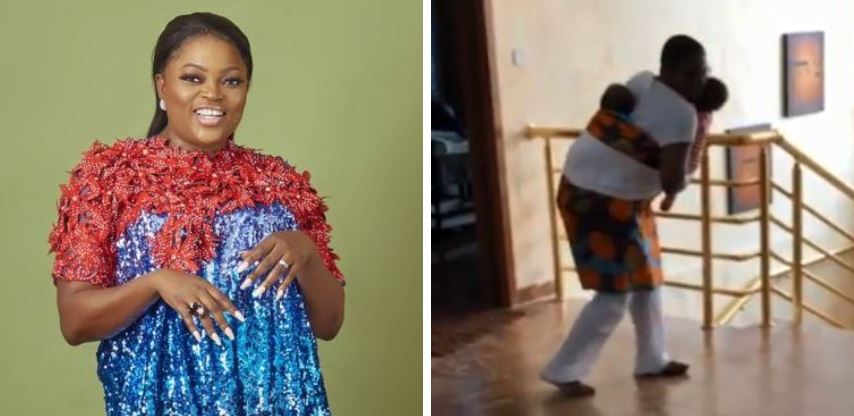 Funke Akindele dances with her twins (Video)