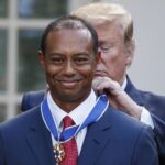 Tiger Woods Receives Medal Of Freedom From President Donald Trump