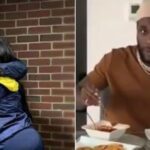 Burna Boy's bae Stefflon Don prepares bread and plantain sandwich for him (video)