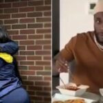 Burna Boy's bae Stefflon Don prepares bread and plantain sandwich for him (video)