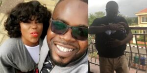 Fathers day: Funke Akindele shares lovely photos of her husband with their twin boy