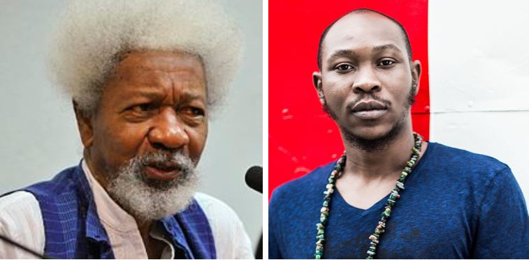 Afrobeat singer Seun Kuti reacts to Wole Soyinka's trending plane seat drama