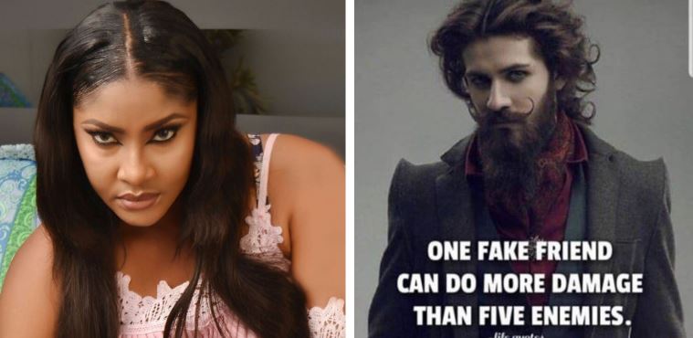 Angela Okorie rains curses on fake friends sleeping with her man