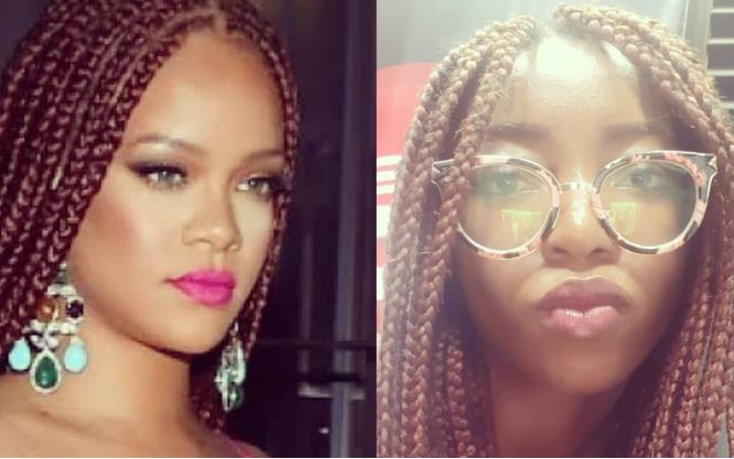 OAP, DebsExtra And Rihanna Rocks Same Hairstyle
