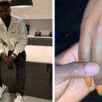Super Eagles striker, Isaac Promise, proposes to his girlfriend (video)