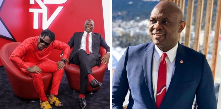 UBA boss Tony Elumelu dances zanku with street king Olamide Baddo (video)