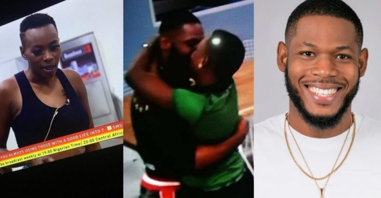 BBNaija 2019: Isilomo and Frodd share romantic hug, kiss in the house