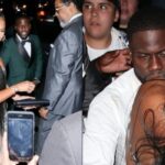 Kevin Hart gets drunk . . . wife carries him to the car!