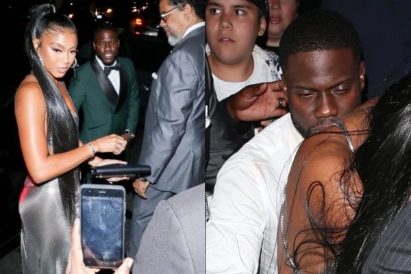 Kevin Hart gets drunk . . . wife carries him to the car!