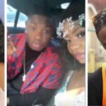 Rapper Lil Kesh kisses Iyabo Ojo’s daughter, Priscilla (Video)