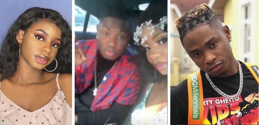 Rapper Lil Kesh kisses Iyabo Ojo’s daughter, Priscilla (Video)