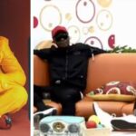 Reekado Banks reacts after he was pranked of sleeping with a lady on live TV